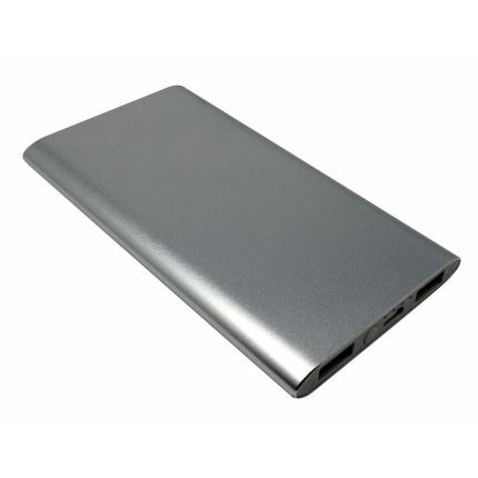 Platte Powerbank Aluminium 4.000 mAh - Topgiving